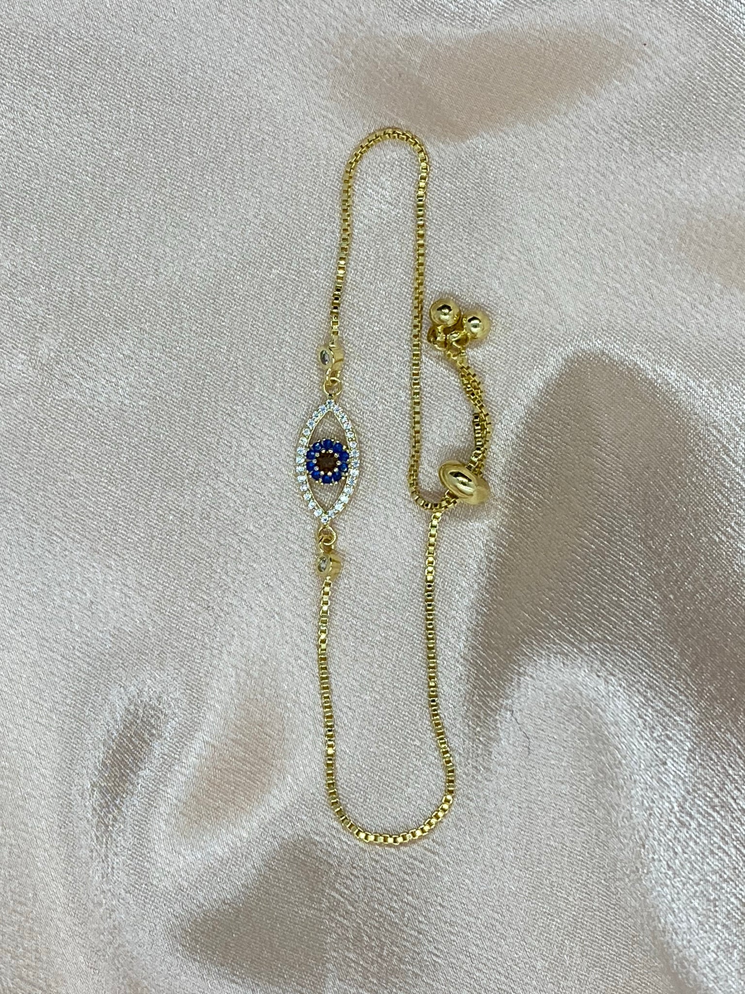 Evil Eye Bracelet (Gold)