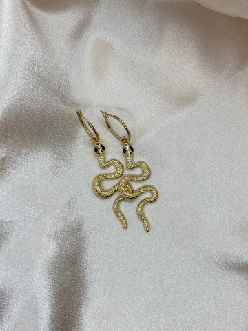 Snake 2-Way Earrings